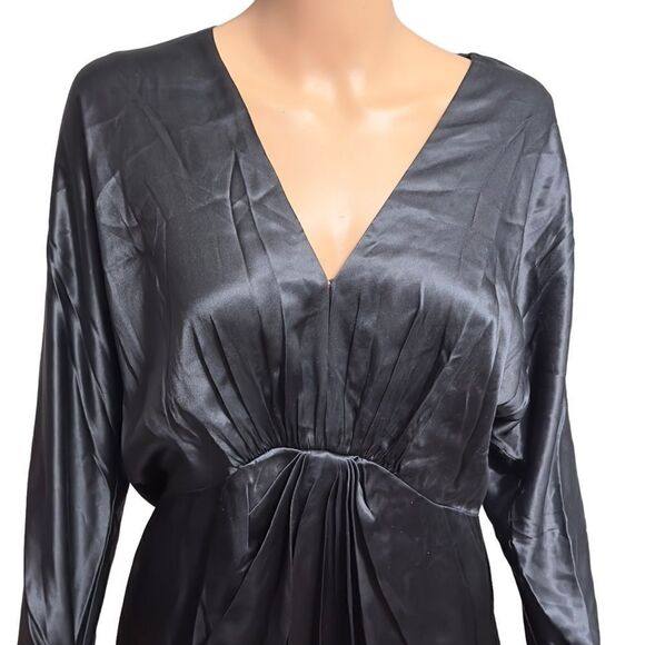 rag & bone Black Eloise Mini Dress Size 10 NWT - Picture 7 of 16